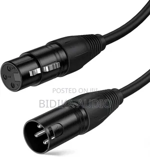 XLR Male to XLR Female Cable 3 Metres
