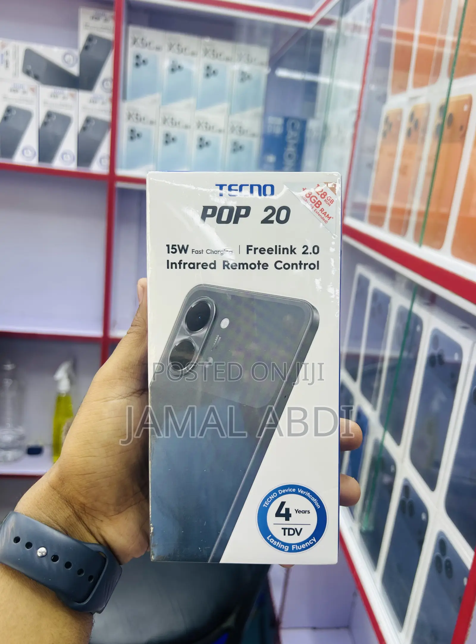 New Tecno Pop 20 128 GB Black