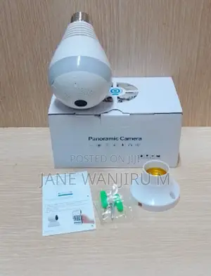 New V380 Panoramic Bulb Camera – Hidden Wireless CCTV Camera