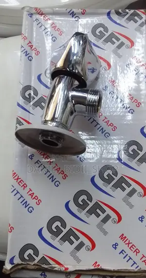 GFL C. P. Wall Cock With Triangular Knob 'J' Spout