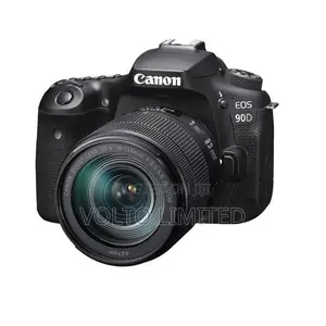 Canon Eos 90d DSLR Camera, With 18 -135 Mm Len, Charger, Spare Battery