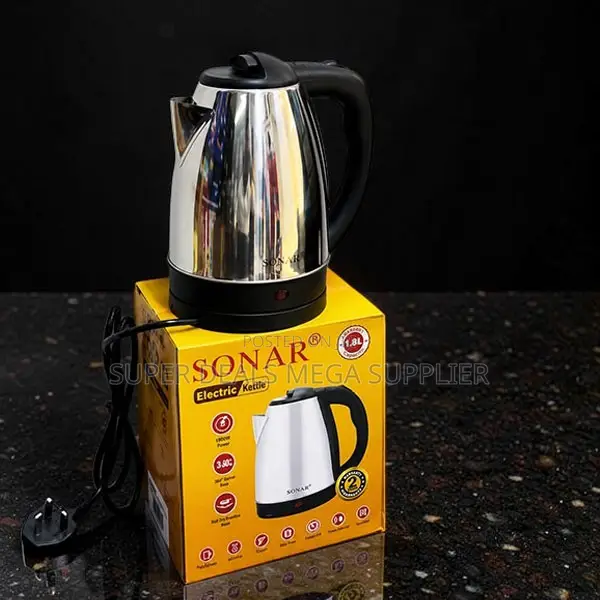 Contemporary Automatic Shut-Off Stainless Steel Electric Kettle