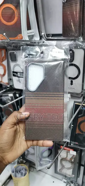 Samsung Galaxy S25/S26 Ultra Sleek Carbon-Fiber Texture Cover