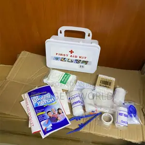 75-Piece Universal First Aid Kit for Minor Injuries, Emergency Care, C