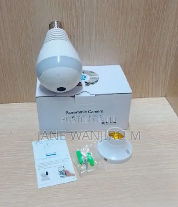 V380 Hd Bulb Spy Camera – Wireless Home Security Camera
