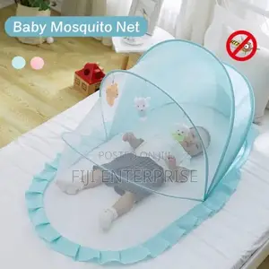 Baby Mosquito Net – 133×60×60cm | 2 Colors | Safe Breathable