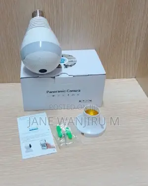 V380 Indoor Hidden Bulb Camera – Remote Phone Monitoring