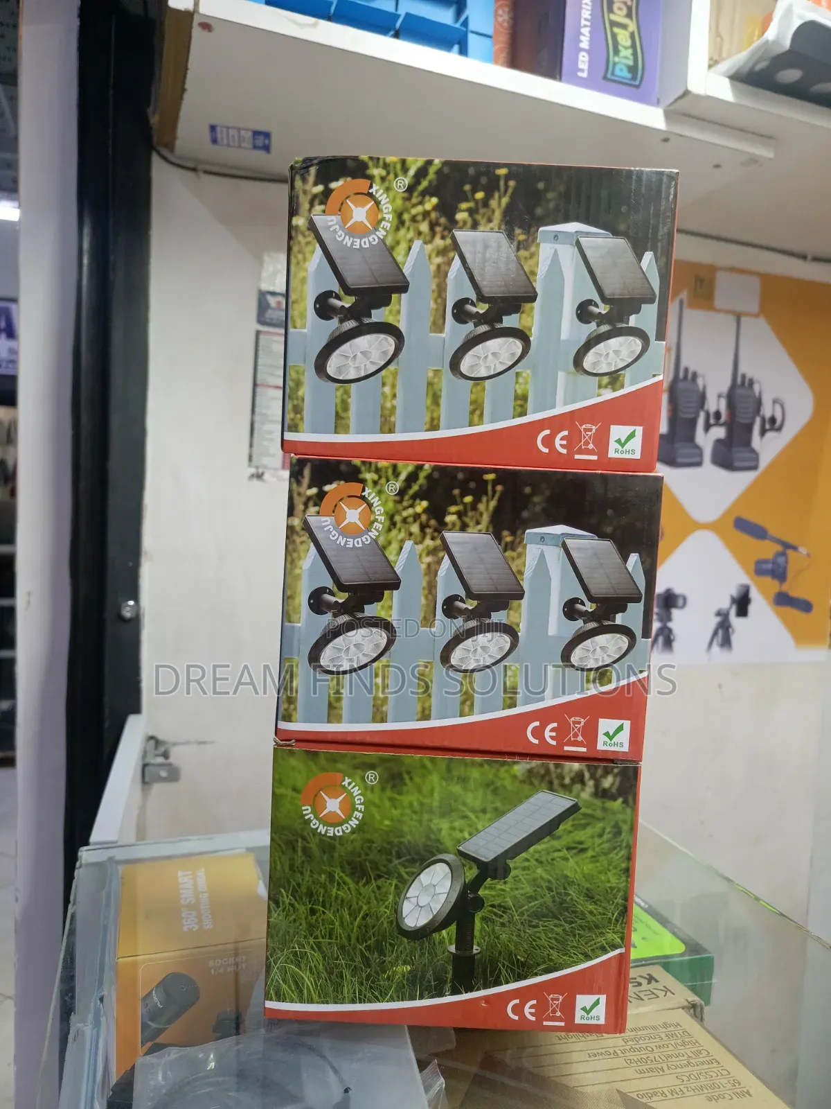 3 Pcs.Eco-friendly Lighting: Solar Leds for Pathways Lawns