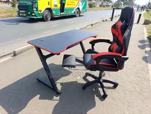 Ergonomic Gaming Chair Desk Combo