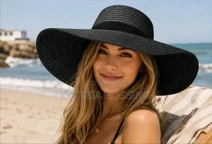 Fashion Black Summer Hat