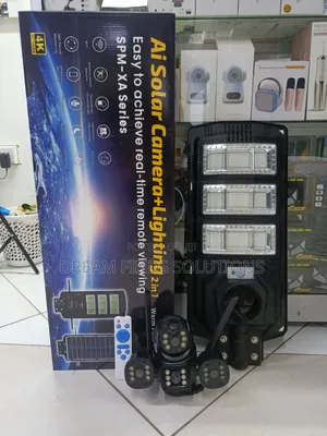 All-in-One Solar Led Street Light With Ai Security Camera