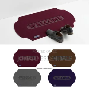 Heavy Duty Rubber Welcome Door Mats Anti Slip Dirt Trapper Mat