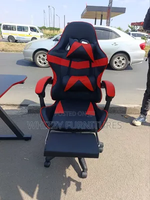 Red Black Racing Style Gaming Chair