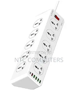 Ldnio 10 Port Outlets Smart Surge Protector Extension Socket (Sc10610)
