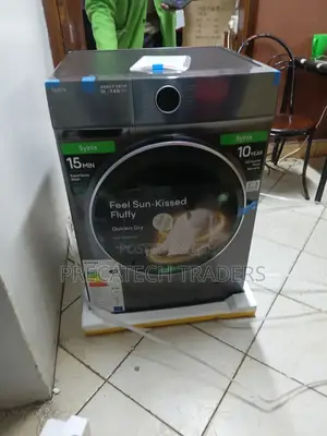 Washind Machine Syinix 10/7kg Automatic Washer Dryer Combof