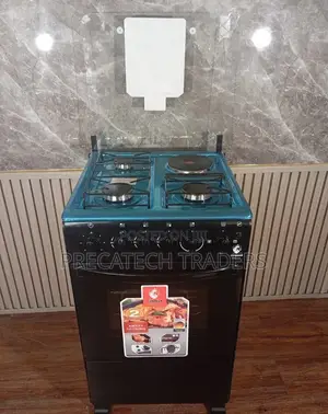 Euroken 50×55 Standing Cooker – 3 Gas + 1 Electric Plate