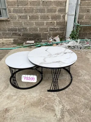 Black White Marble Coffee Table