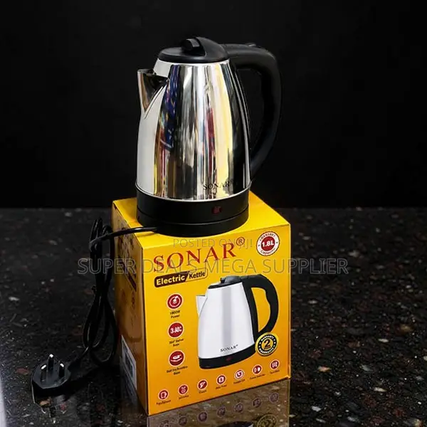 Contemporary Automatic Shut-Off Stainless Steel Electric Kettle