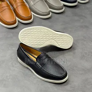 Dior Men's Grained Leather Penny Loafers Size 40-46