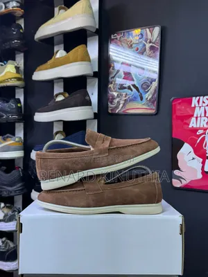 Mens Classic Suede Slip-on Loafers