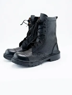 Ceci Wearlimited Askari Boots /Military Boots All Quality Leather