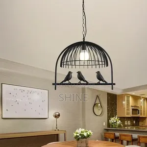Modern Industrial Bird Cage Lights