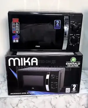 Black 20 Litres Mika Manual Microwave