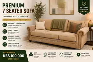 Family Friendly Used 7 Seater Sofa Set