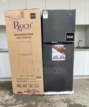 Roch 197l Double Door No Frost Refrigerator – Energy Saving Fridge