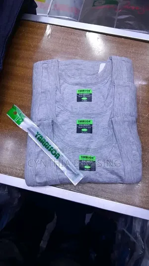 3 PCS 100% Cotton Vests for Men_grey