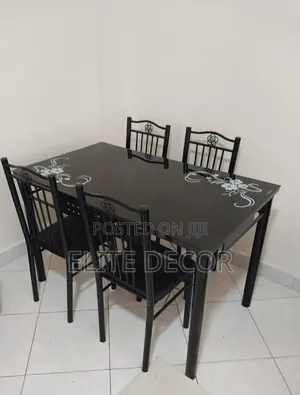 Executive 4 Seater Dining Table Set – Modern Stylish Dining Set
