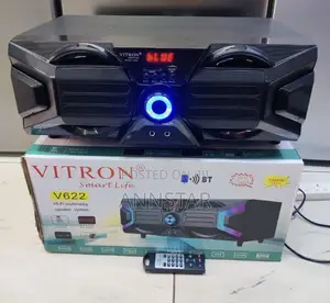 *Vitron Xbox Speaker With Bluetooth,Usb,Mp3, Fm Radio Ac/Dc V621