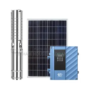 3hp Difful Solar/AC Submersible Water Pump, 1.25 Inch, 5.2m3/H