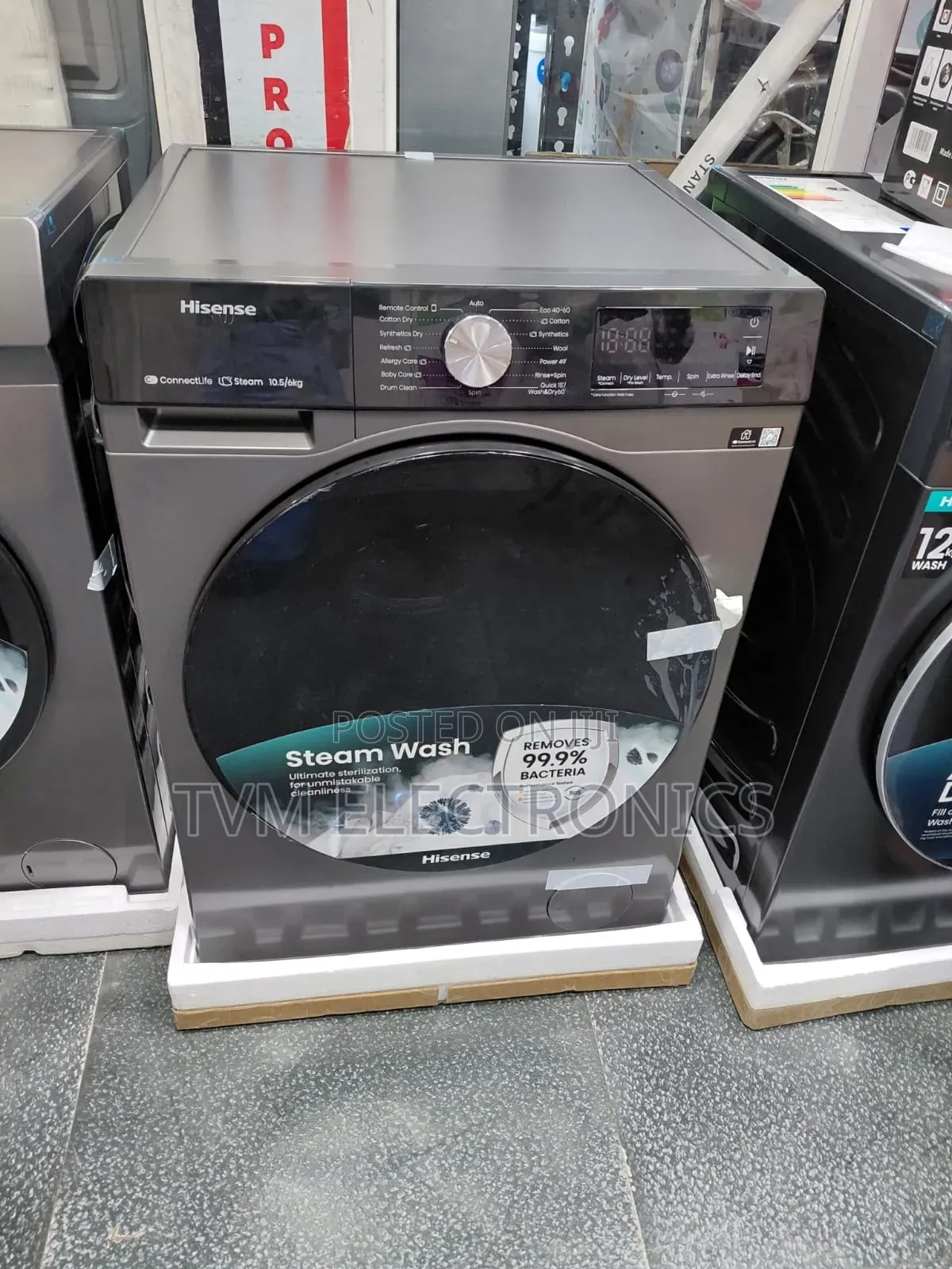 Hisense 10.5/6kg Wash Dry Front Load Washing Machine