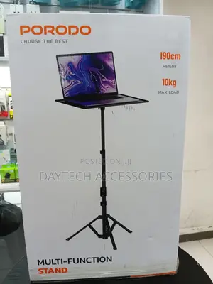 Porodo Multi-function Stand To Hold Both Laptops And Projectors.