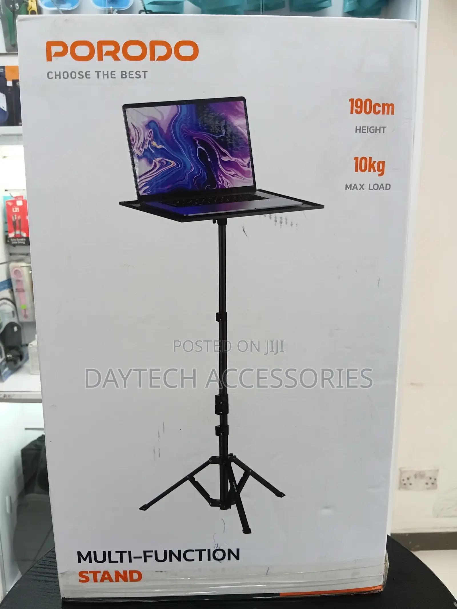 Porodo Multi-angle Laptop And Projector Tripod Stand