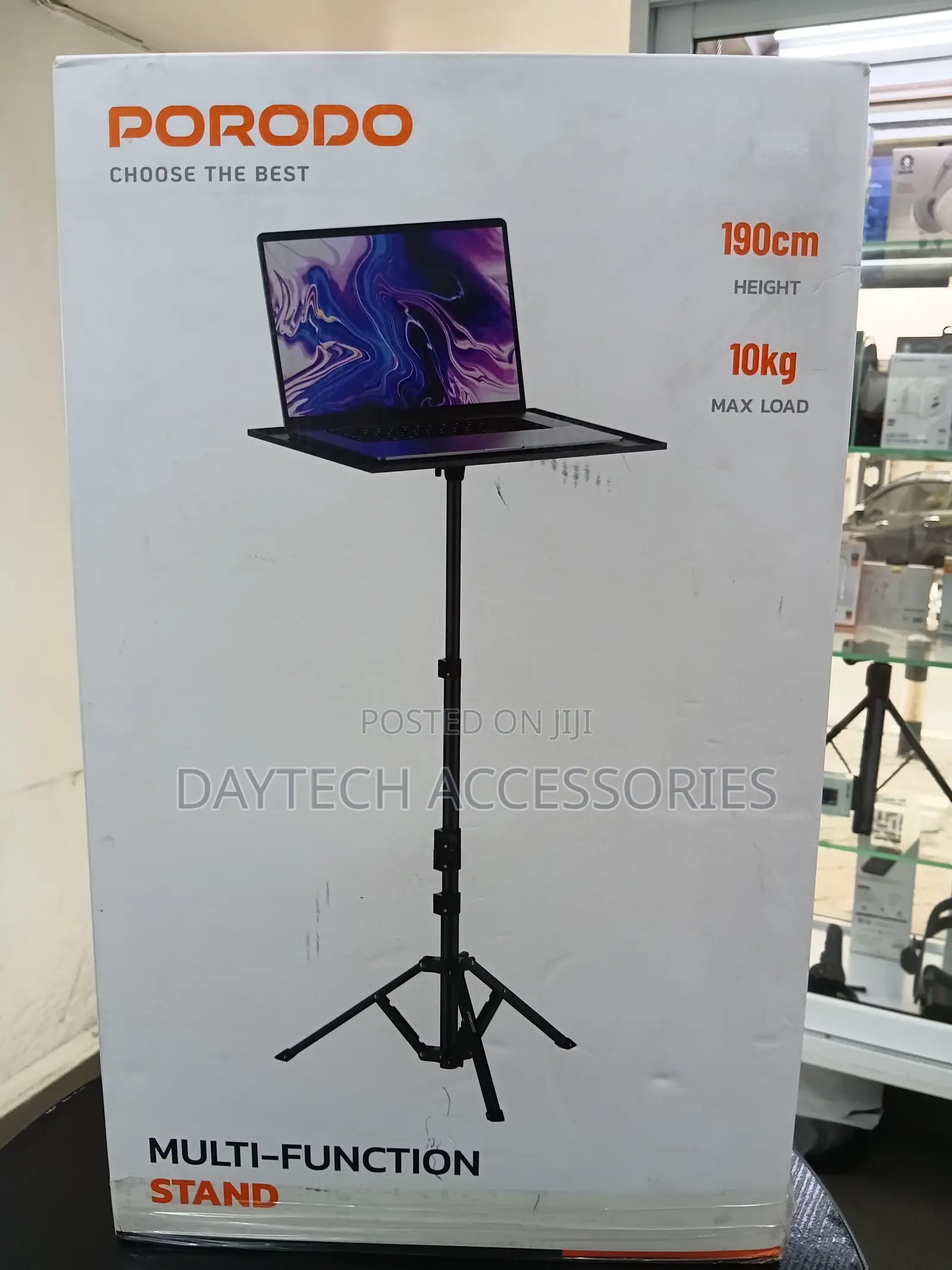 Porodo Multi-angle Laptop And Projector Tripod Stand