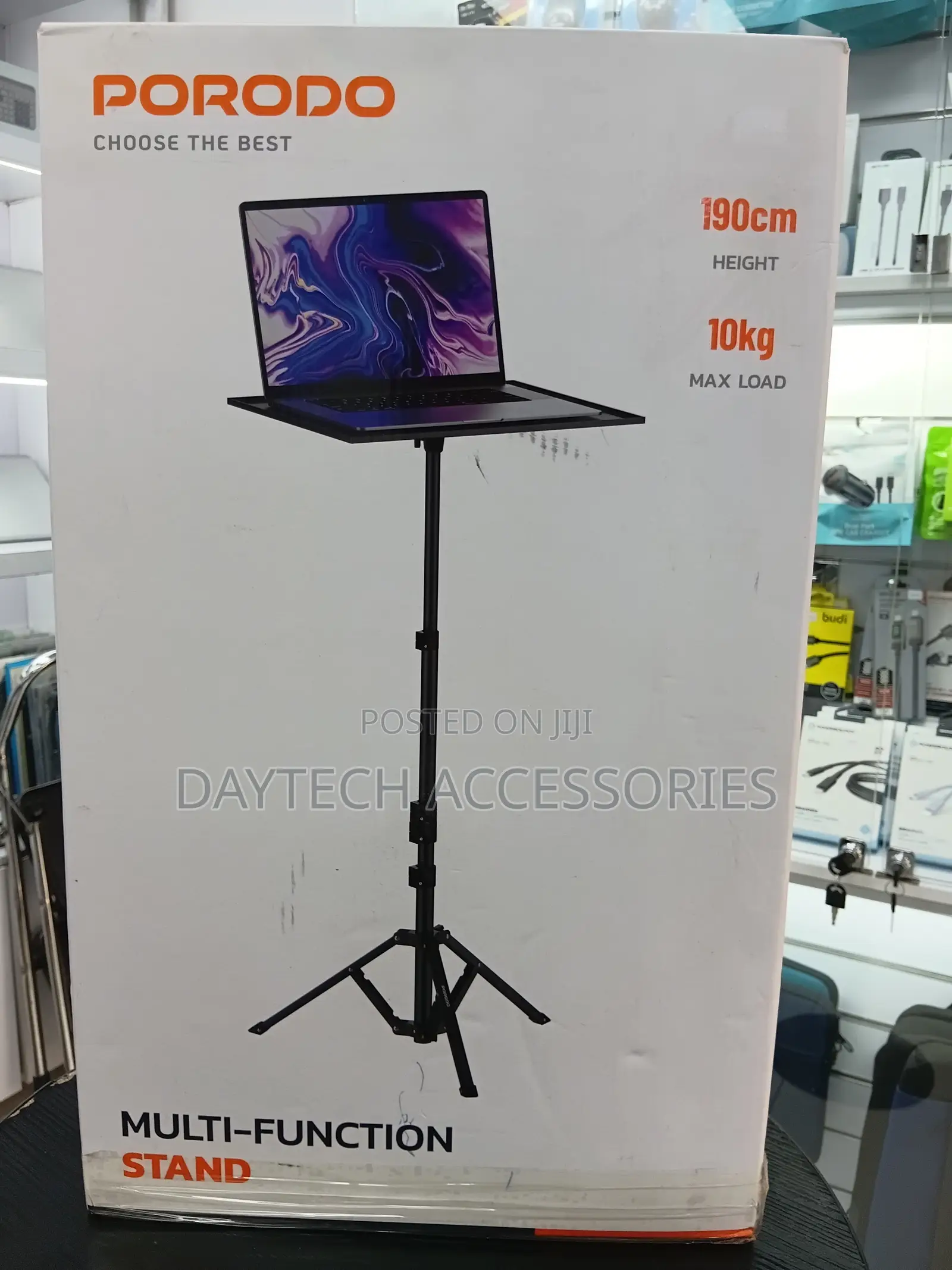 Porodo Multi-angle Laptop And Projector Tripod Stand
