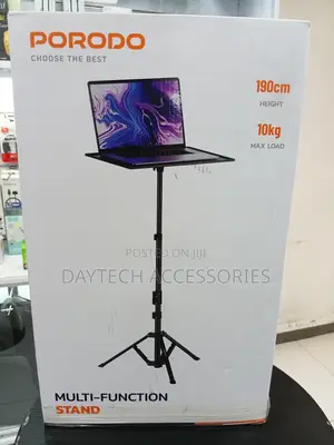 Porodo Multi-Function Stand for Projector Laptop 360 Tray Rotation.
