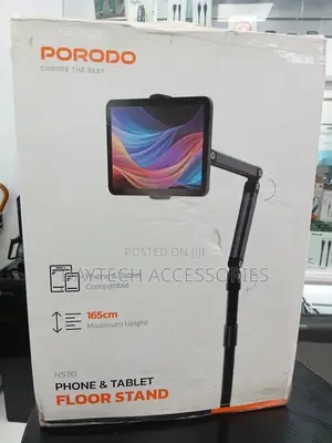 This Is a Porodo Phone Tablet Floor Stand, Model Hs20.