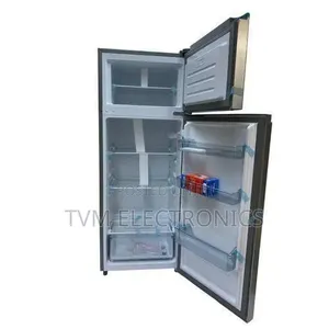 Ecomax 230l Double Door Fridge Dark Silver Energy Efficient, Low Noise