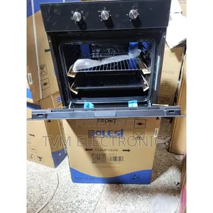 Bolesi 65l Built-in Electric Oven With Convection Fan and Grill Black