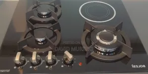Bolesi Hob 3 Gas Burners +1 Infrared Electric With Gas Sensor.