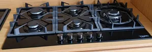 Legacy 5-Burner Built-in Cooker Premium 90cm Black Glass Gas Hob