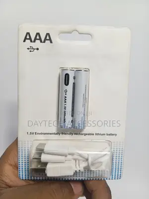 Aaa Rechargeable Usb-c Batteries 1.5v 600mwh.
