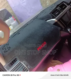Custom Fit Carpet Dashboard Cover for Toyota Land Cruiser Prado