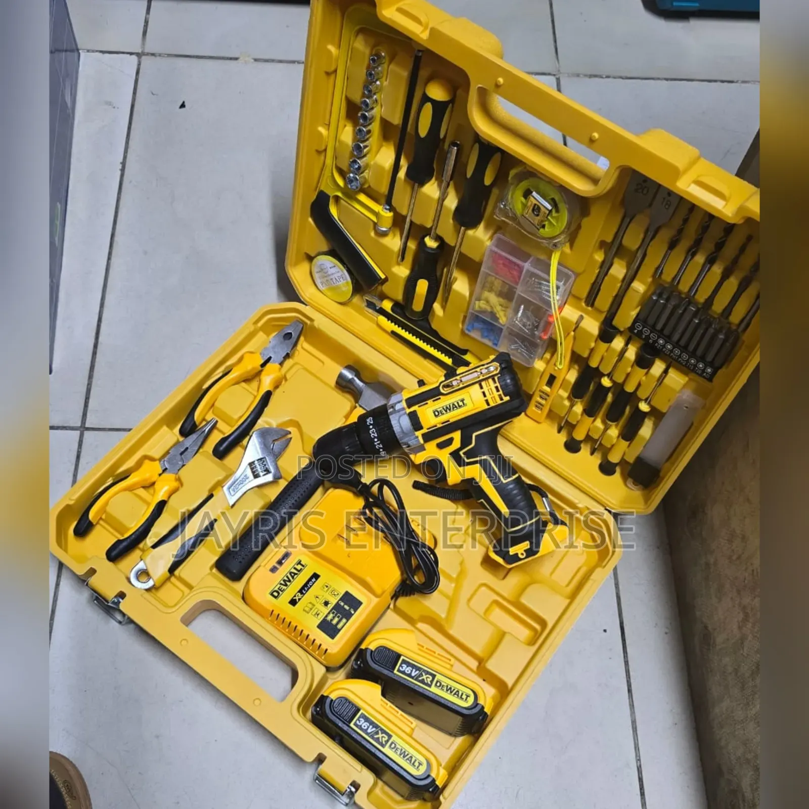 Dewalt 36v Cordless Toolkit 108pcs Set 2 Batteries