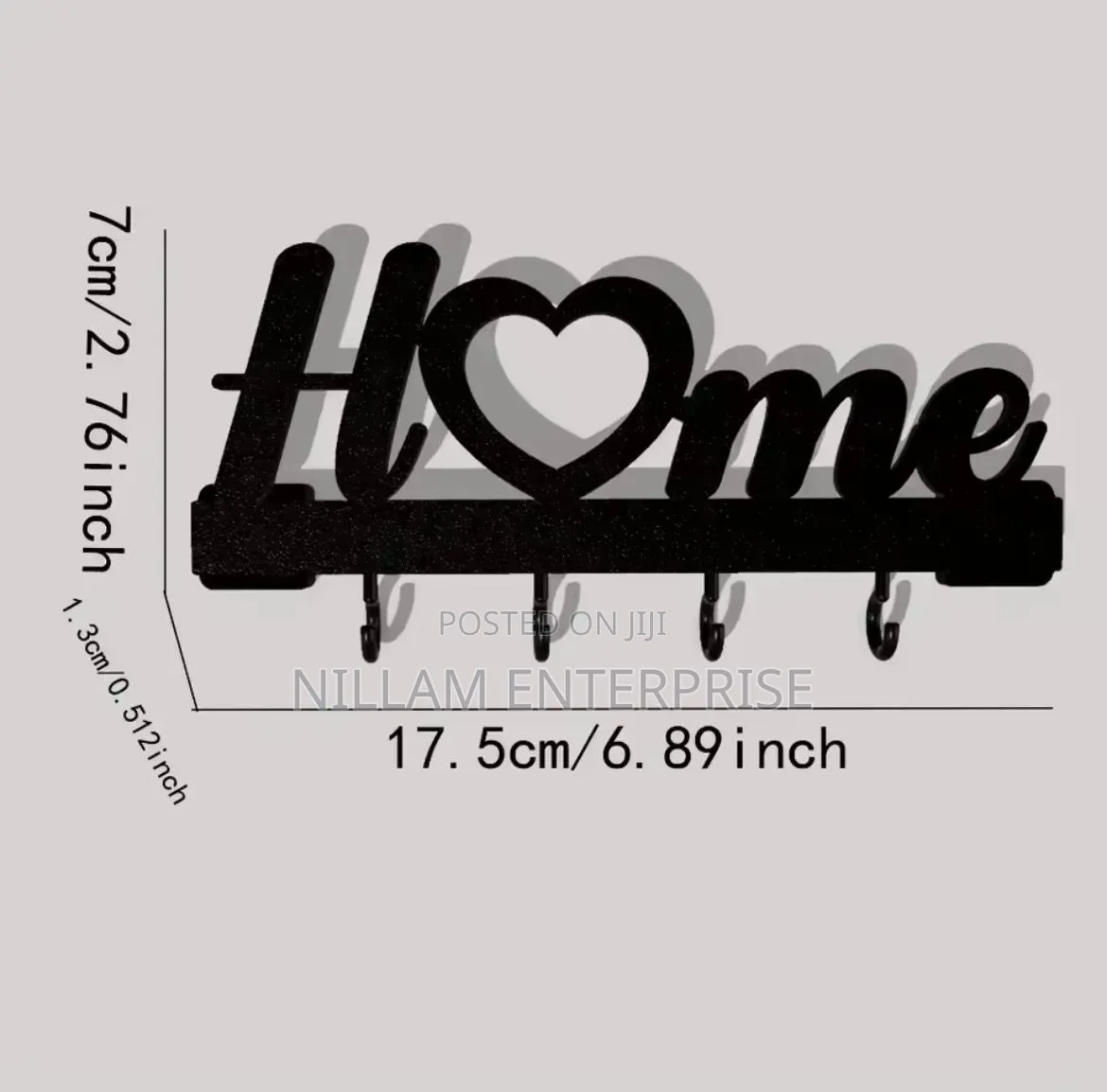 Aluminum Metal Wall Art , Key Holder