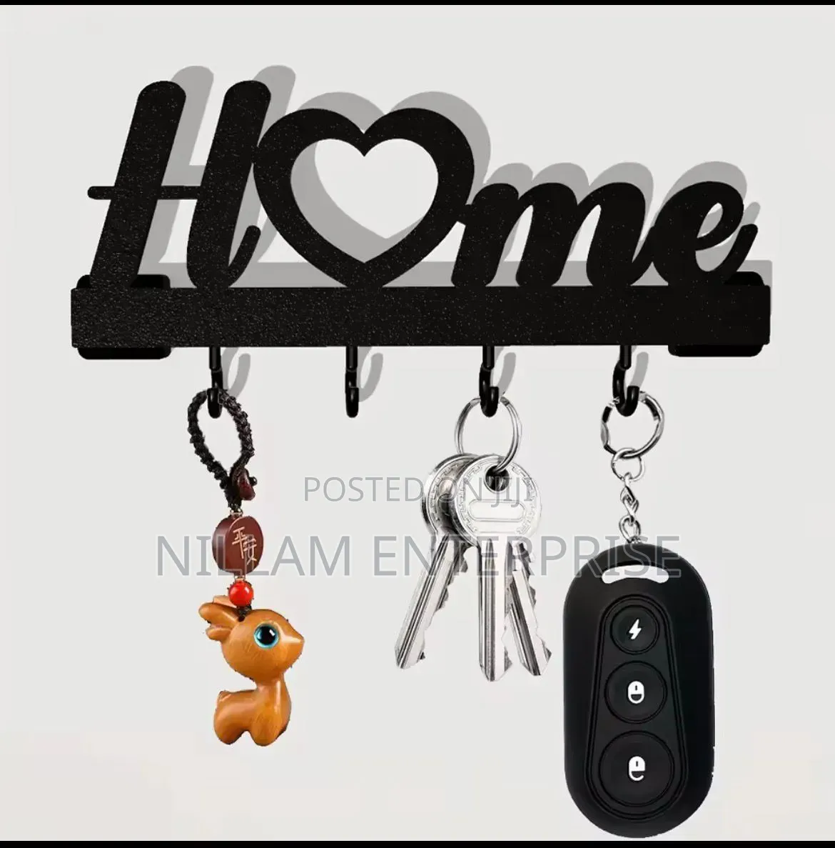 Aluminum Metal Wall Art , Key Holder