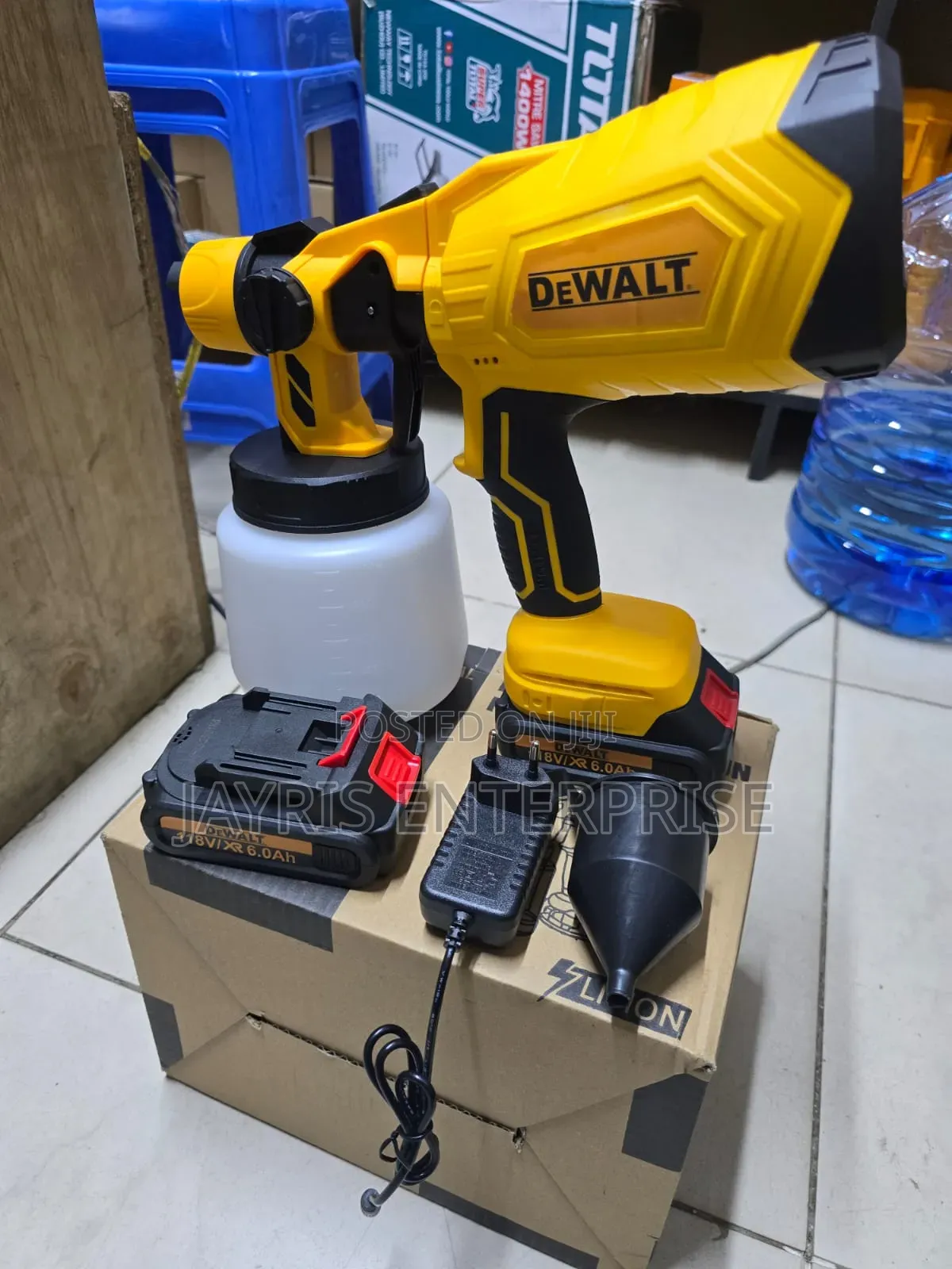 Dewalt 48v Cordless Spray Gun 2 Batteries